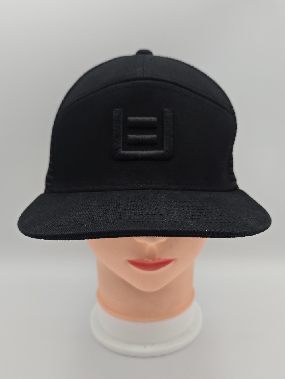Unbranded All Black Equal Sign Logo Trucker Adjustable Snapback Hat